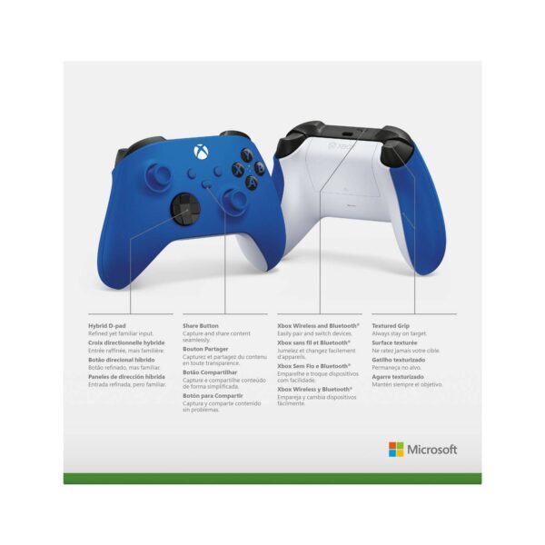 Control Azul Electric Xbox - Imagen 3